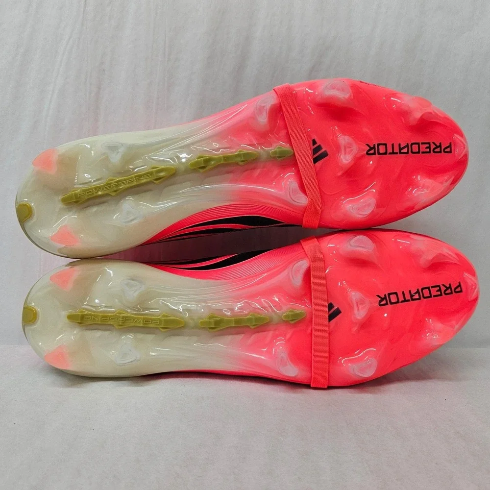 Adidas Predator Pro FT FG Soccer Cleats HQ0015 Solar Turbo Red Mens Size 13